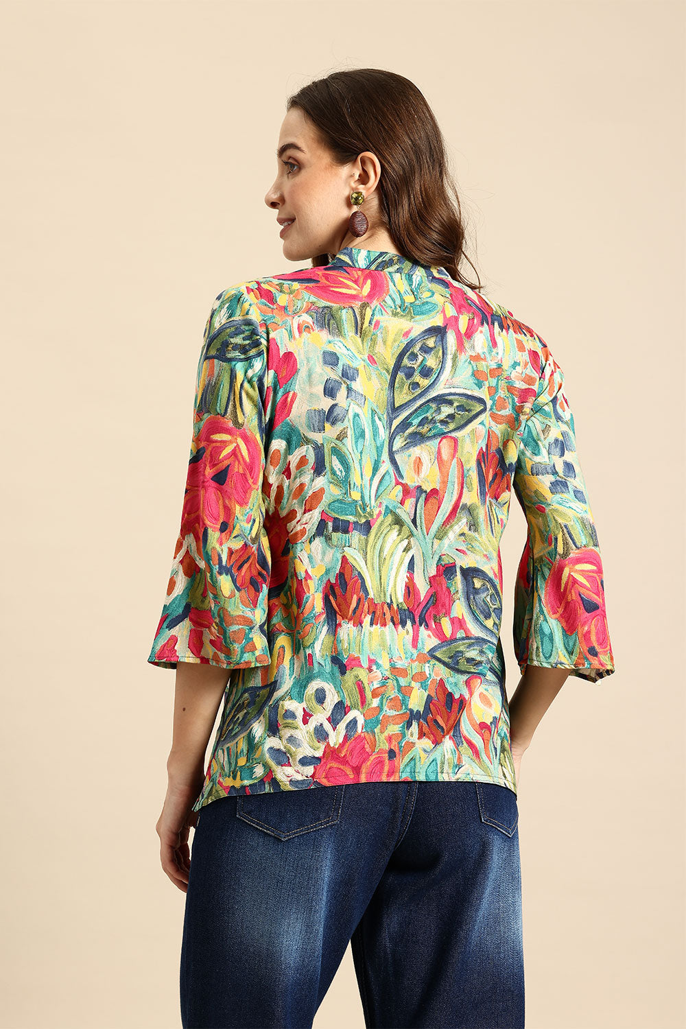 Brush Bloom Kurti
