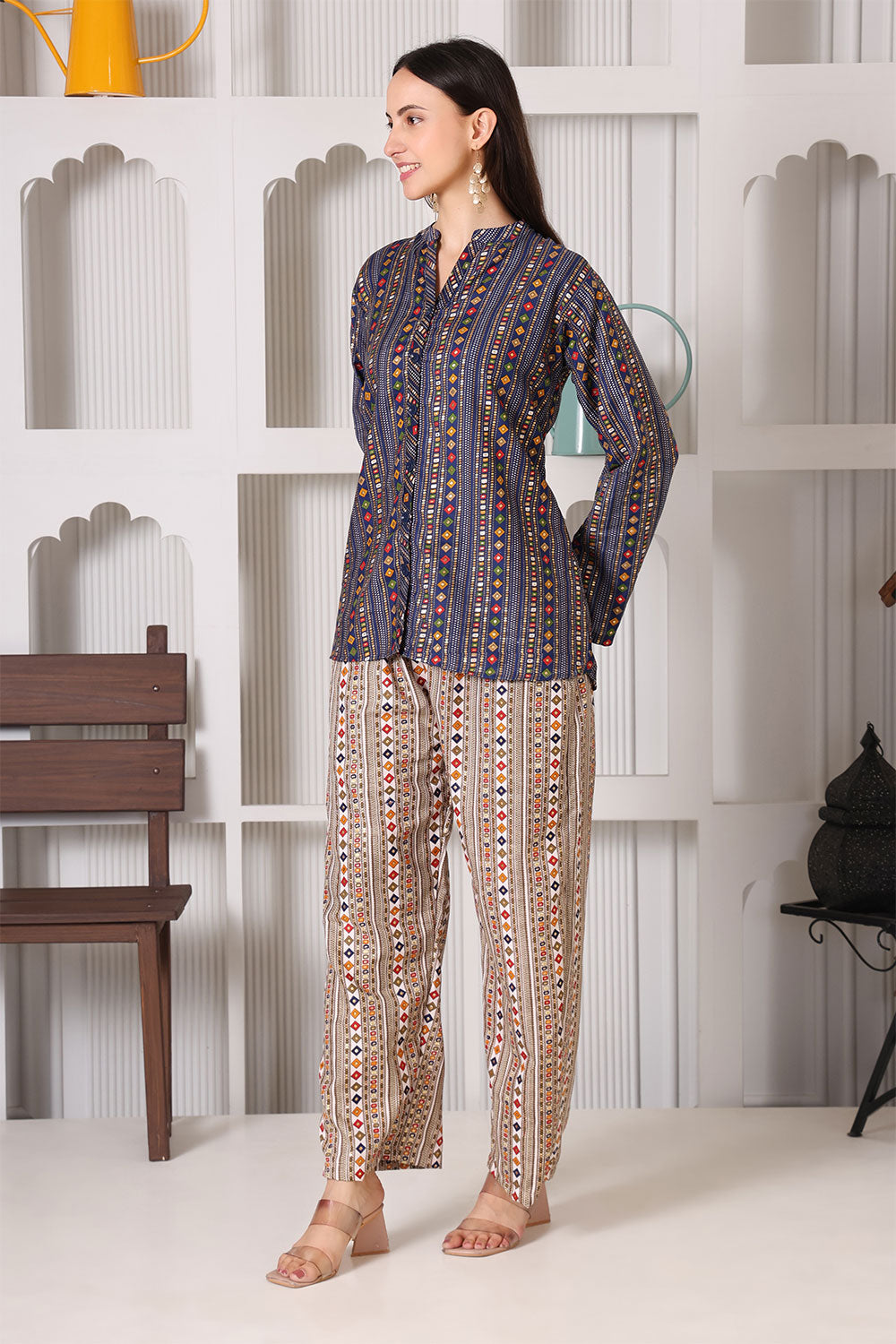 Midnight Pop On Point Co-Ord Set