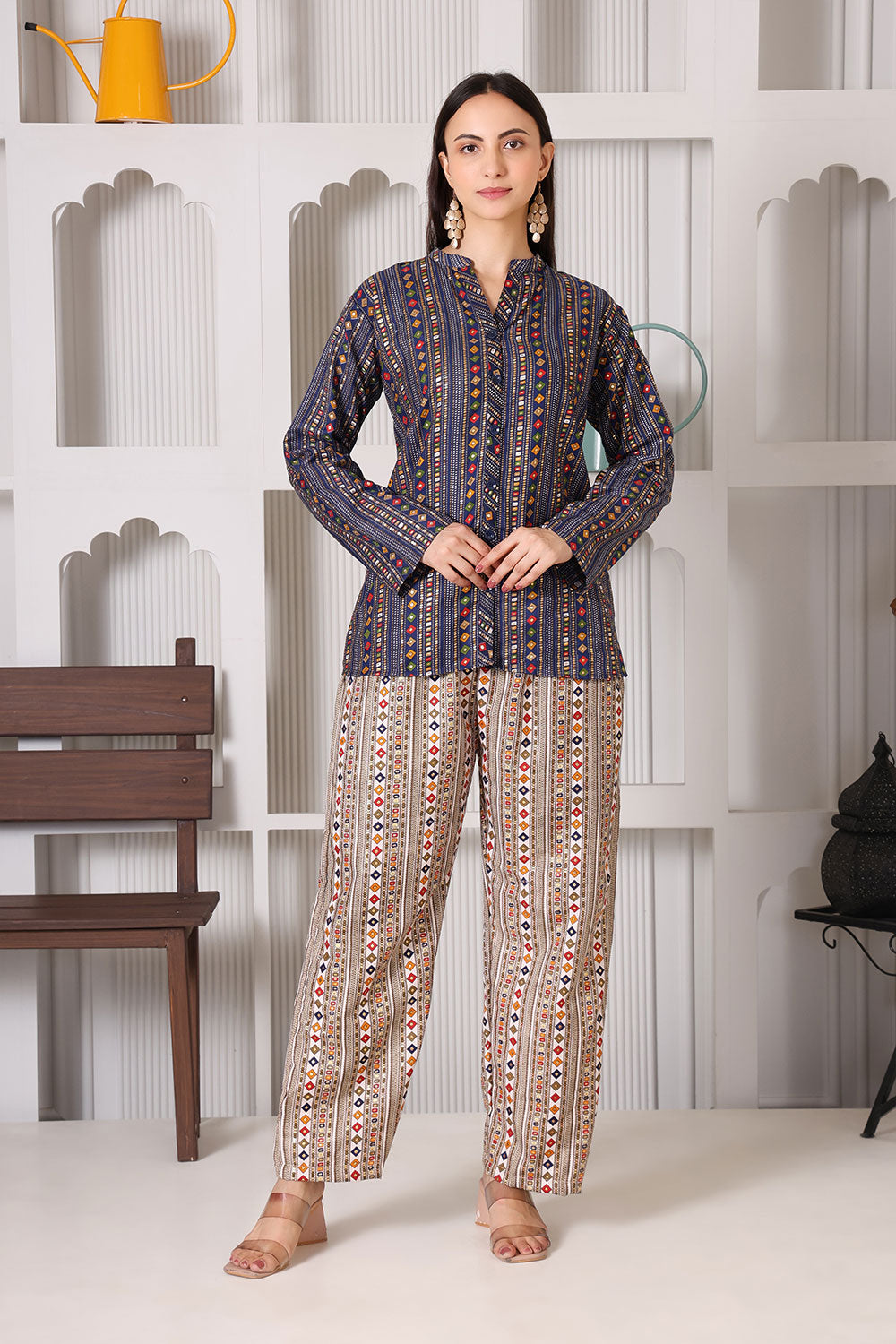 Midnight Pop On Point Co-Ord Set