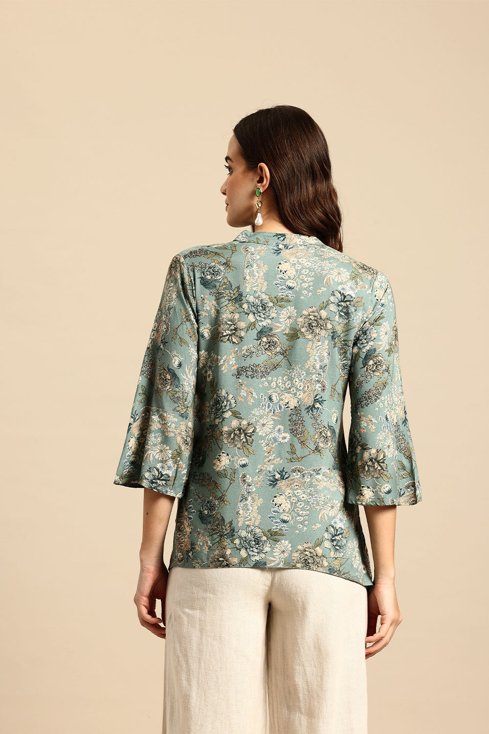 Mint Mogra kurti