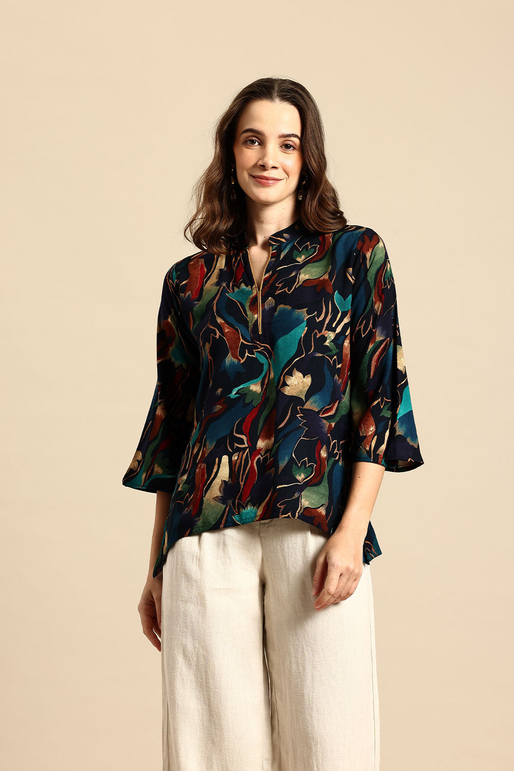 Olive Bloom Kurti