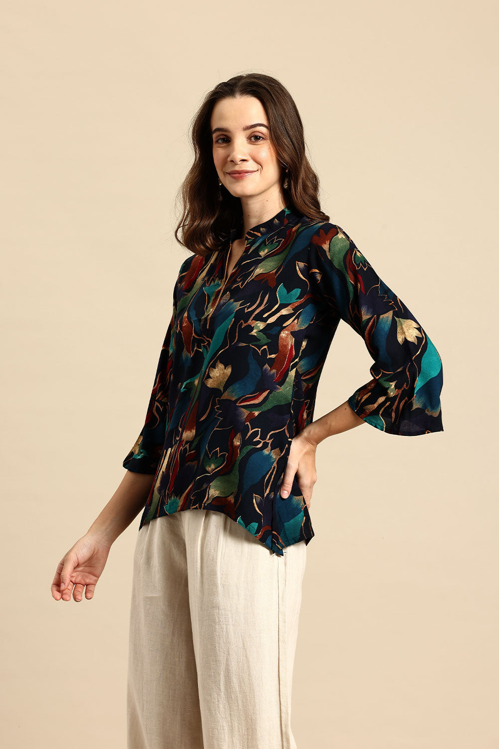 Olive Bloom Kurti