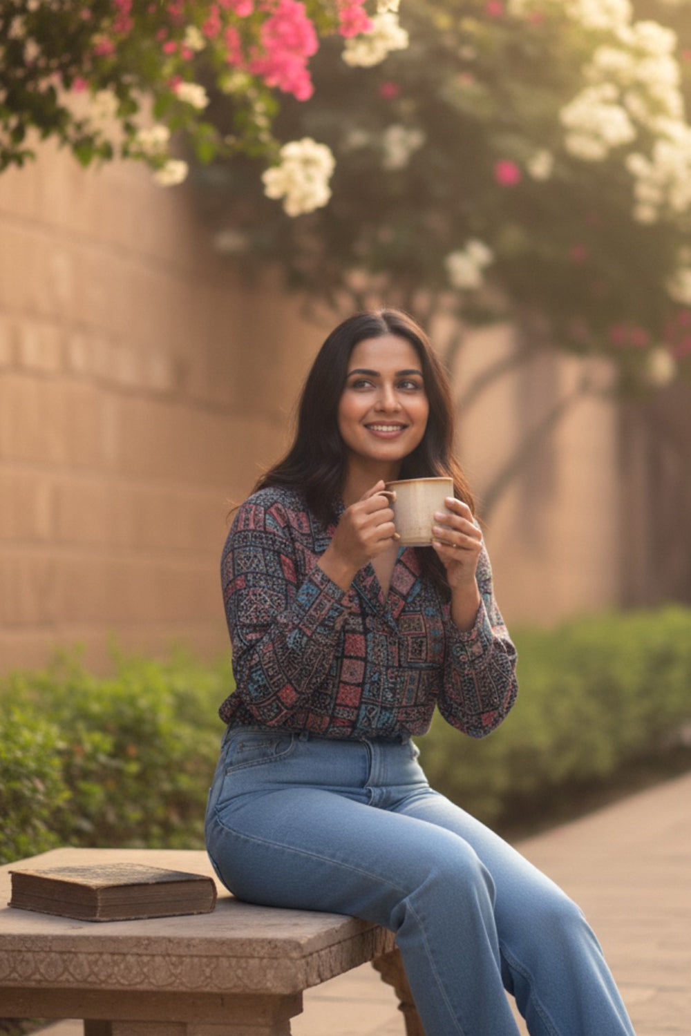 Black Heritage Coat Collar Shirt