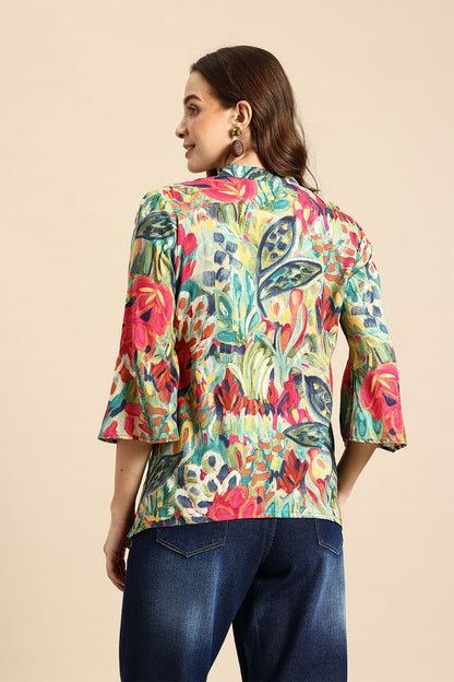 Brush Bloom Kurti