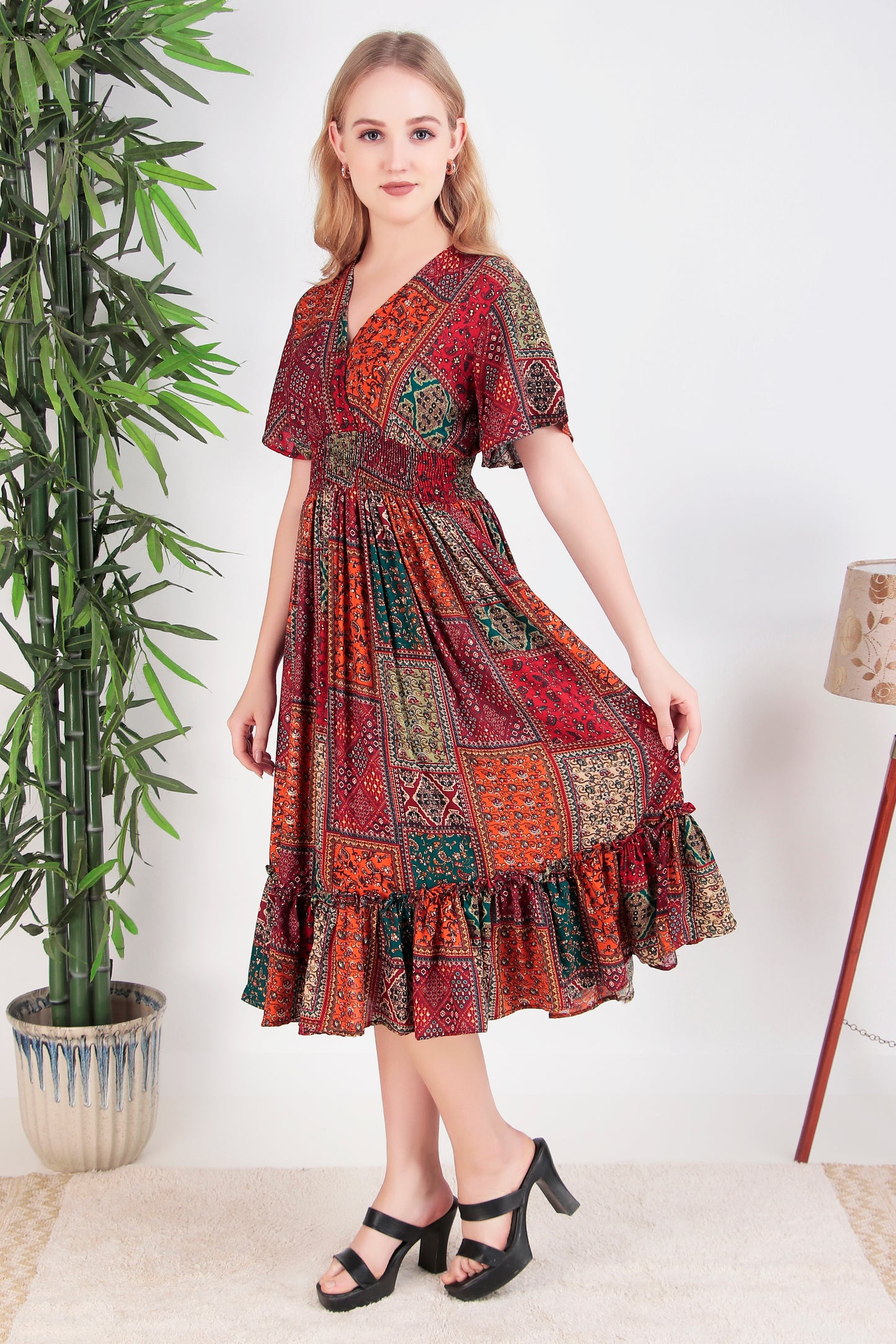 Jaipuri Heritage Dress (DST1ASD1MULTI)