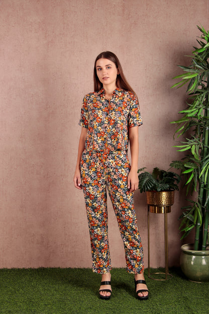 Floral Printed Premium Rayon Ethinic Co-Ord Set (CLS2SD1MULTI)