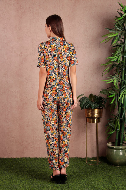 Floral Printed Premium Rayon Ethinic Co-Ord Set (CLS2SD1MULTI)